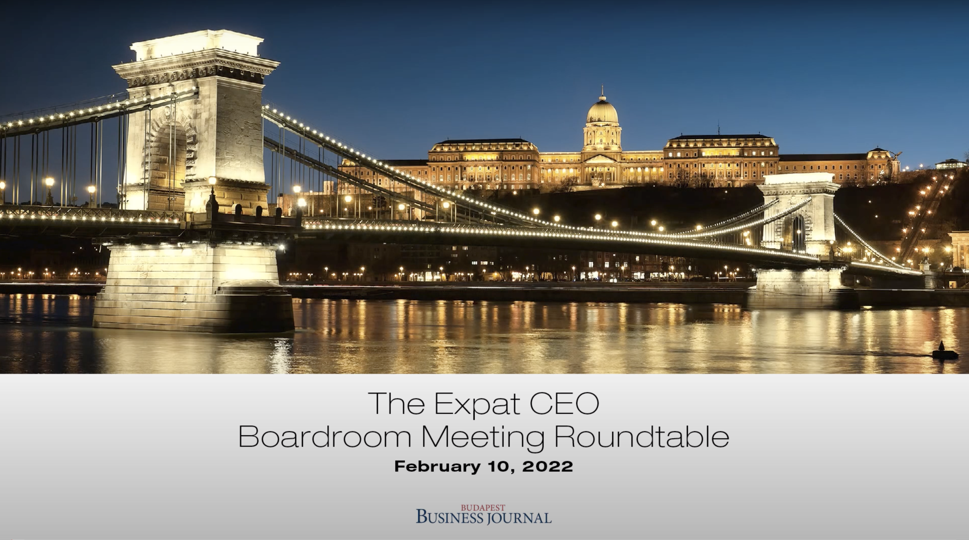 BBJ Expat CEO Boardroom Meeting Roundtable