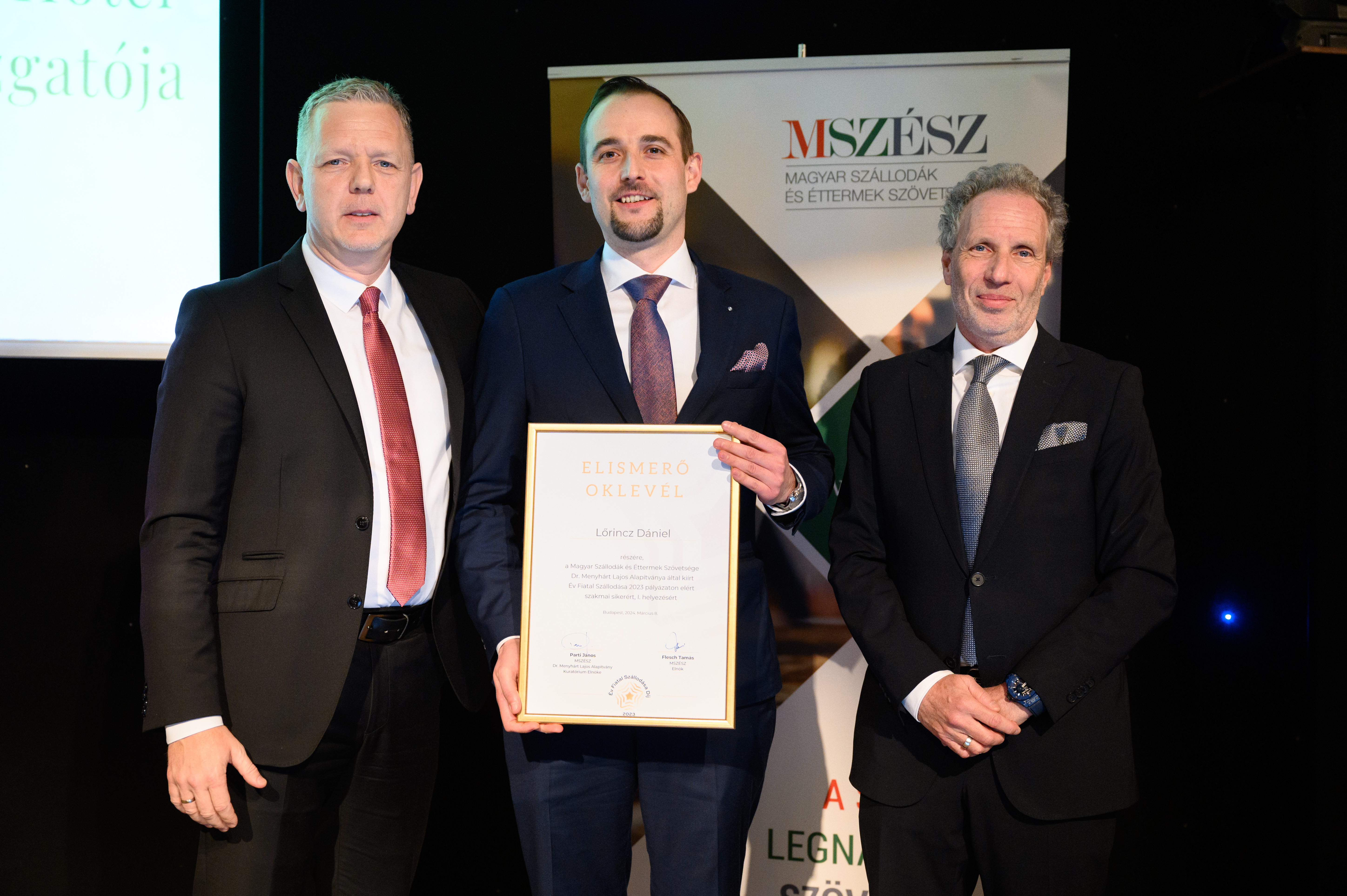 Dániel Lőrincz Wins Young Hotelier of the Year
