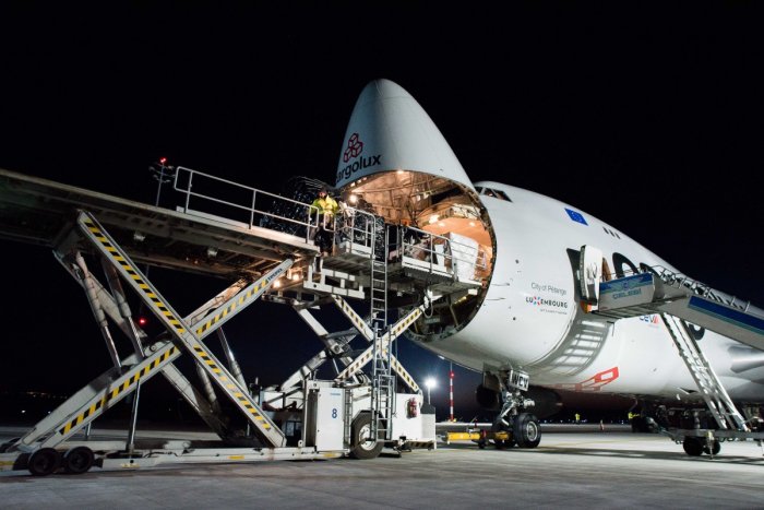 First Jumbo Jet arrives at BUD Cargo City