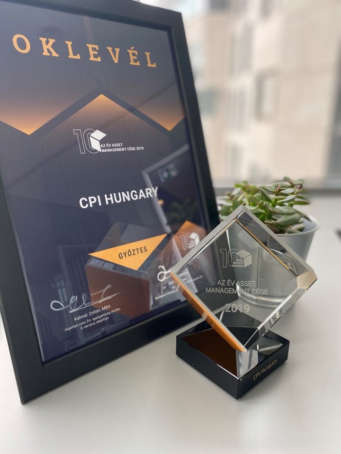 CPI Hungary named ʼAsset Management Company of the Yearʼ