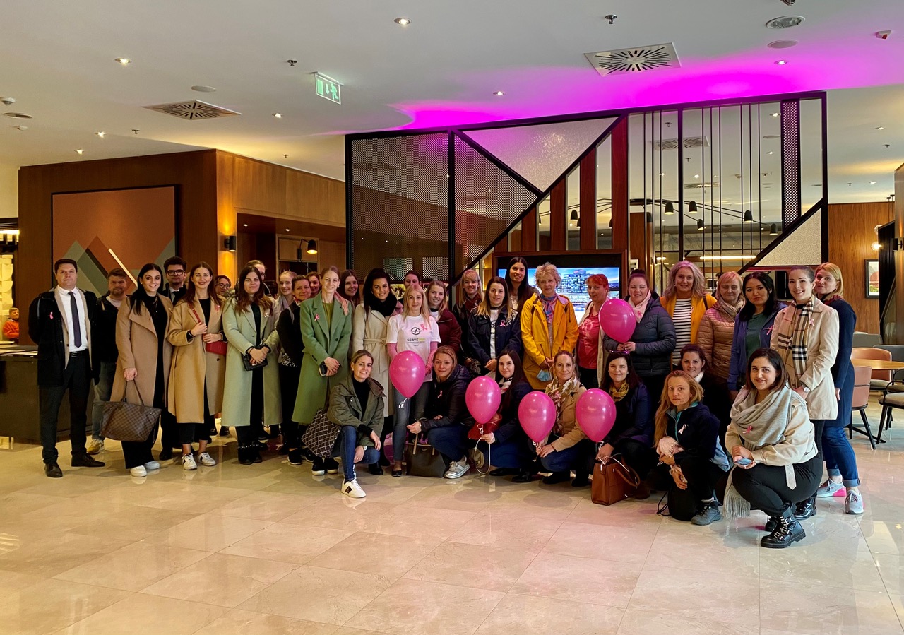 Marriott group hotels organize breast cancer awareness walk