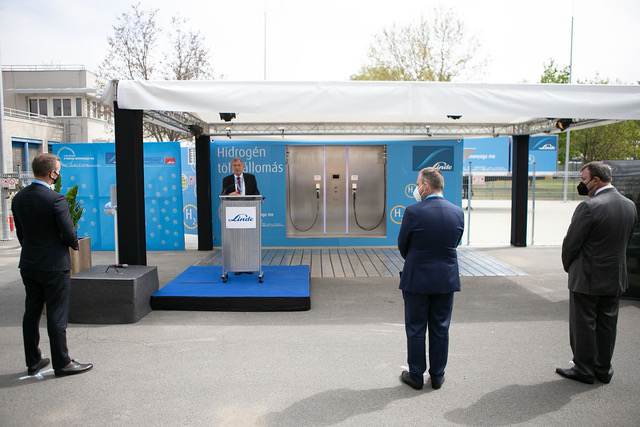 Linde installs 1st hydrogen filling station in Hungary