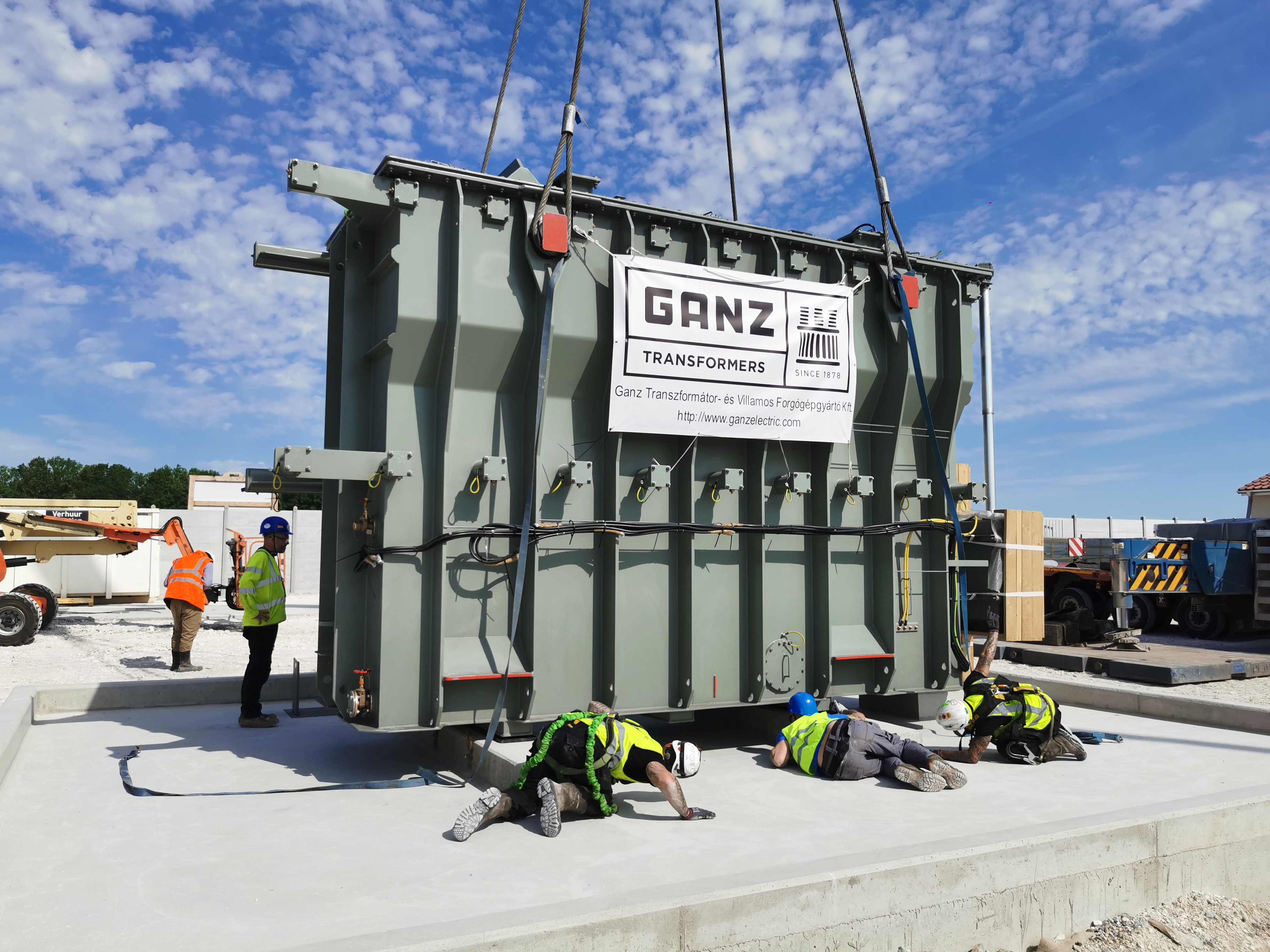 Ganz Delivers HUF 340 mln Transformer Unit for French Wind Farm