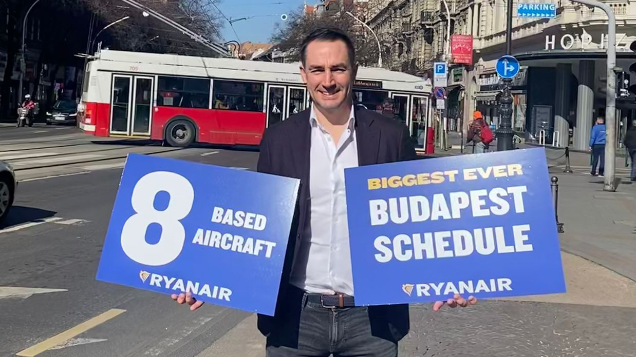 Ryanair Expands Operations in Budapest, Predicts Growth in R...
