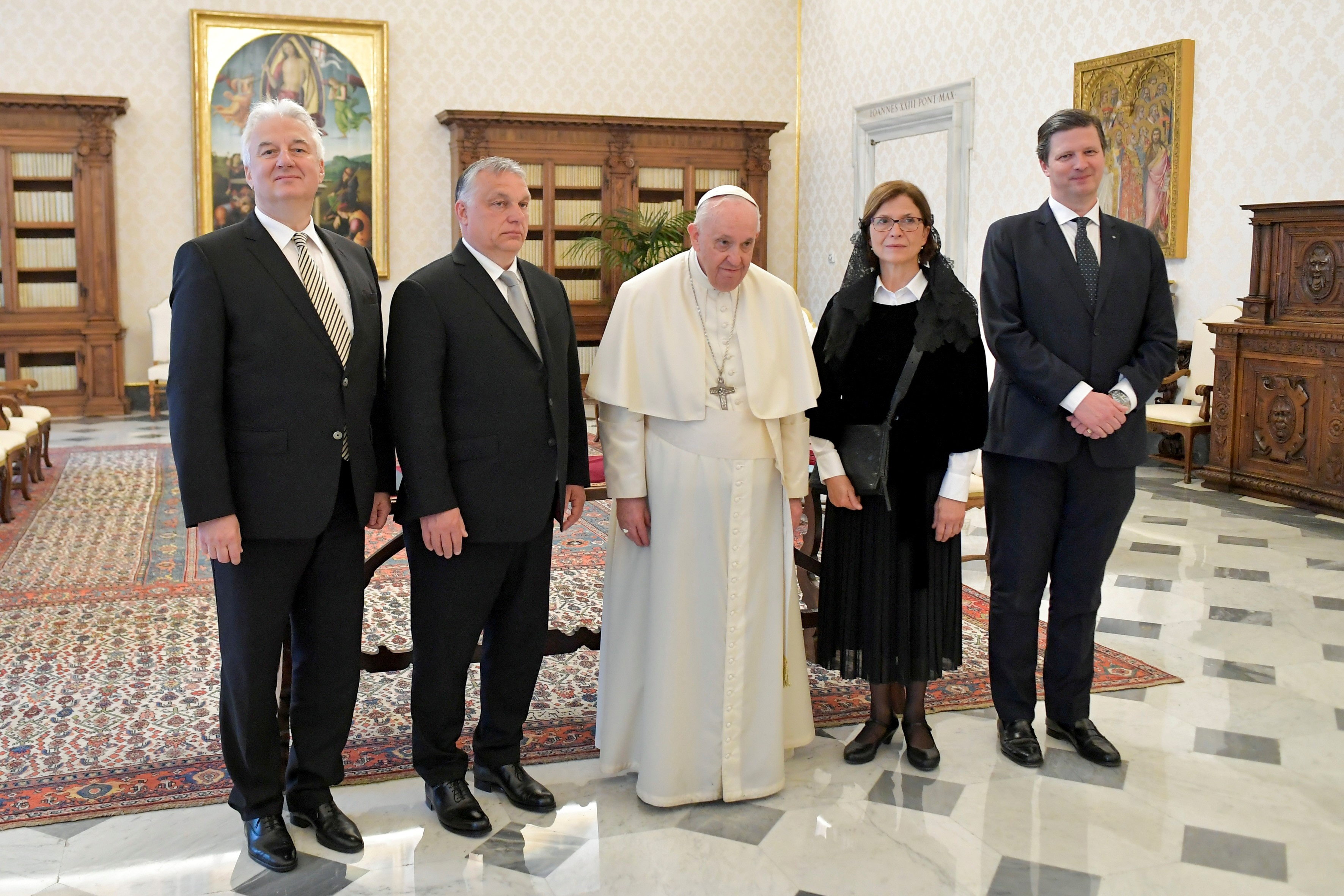 Orbán meets with Pope Francis
