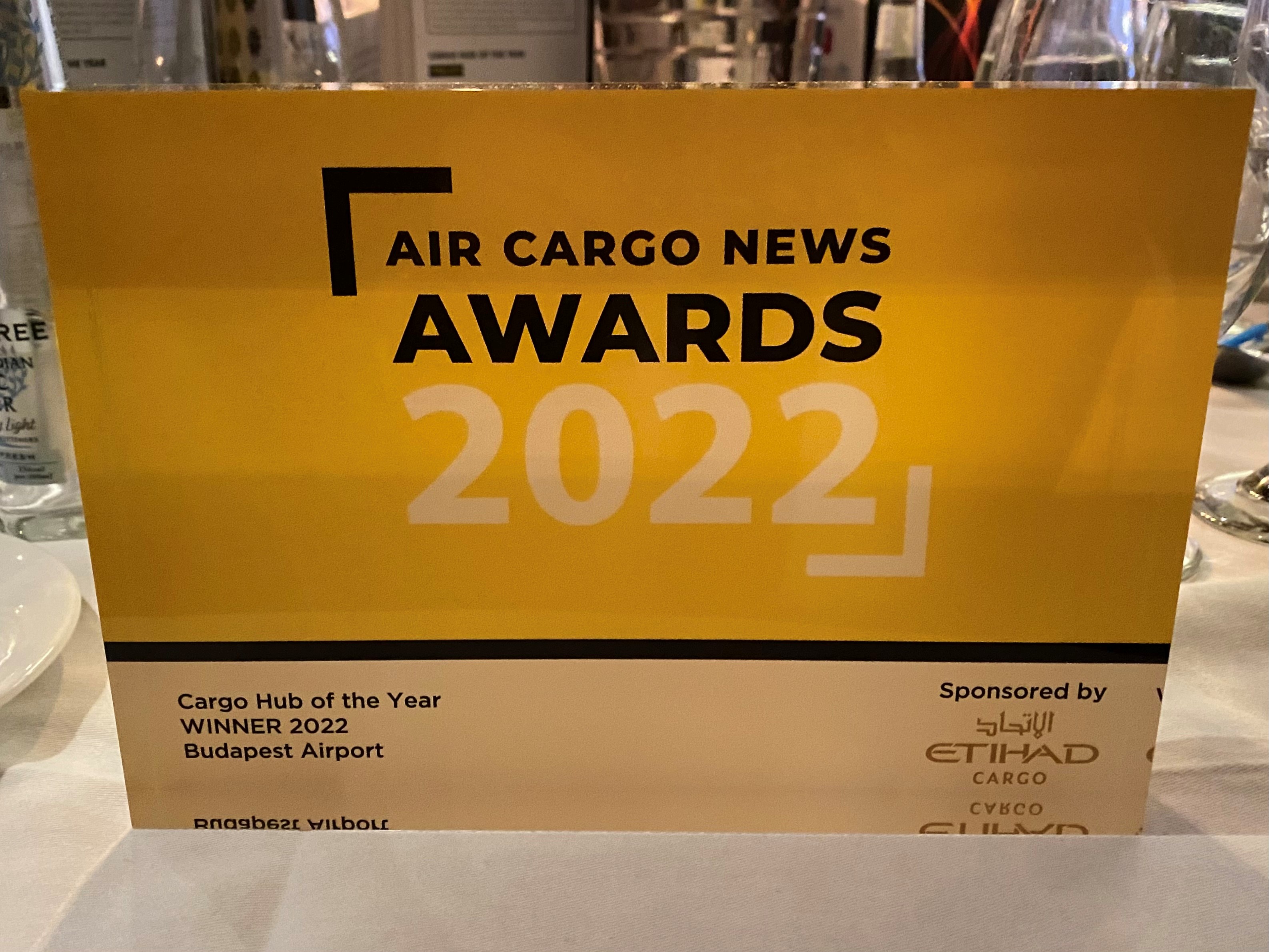 Budapest Airport Named Cargo Hub of the Year