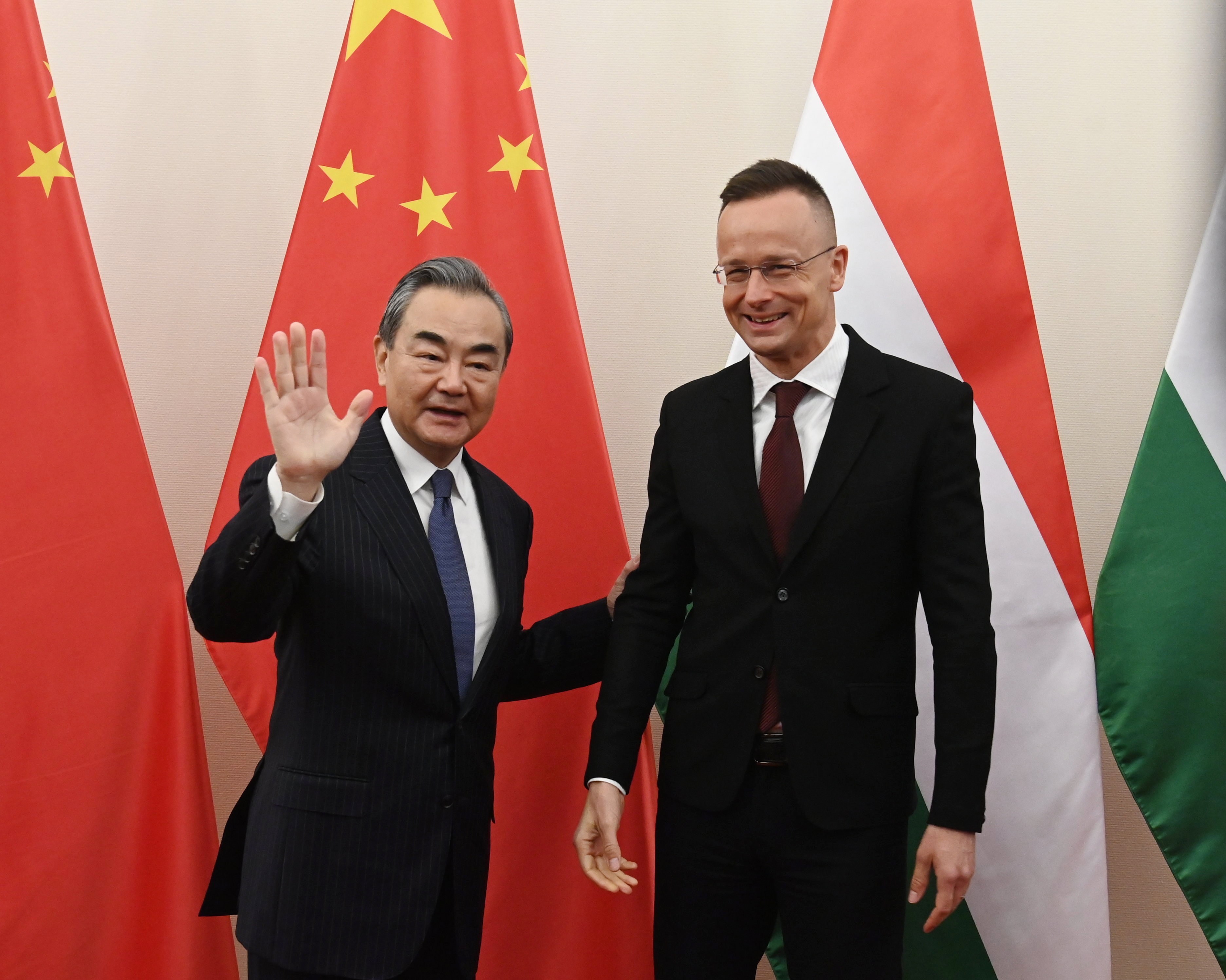 Szijjártó Meets With China's Wang Yi in Budapest