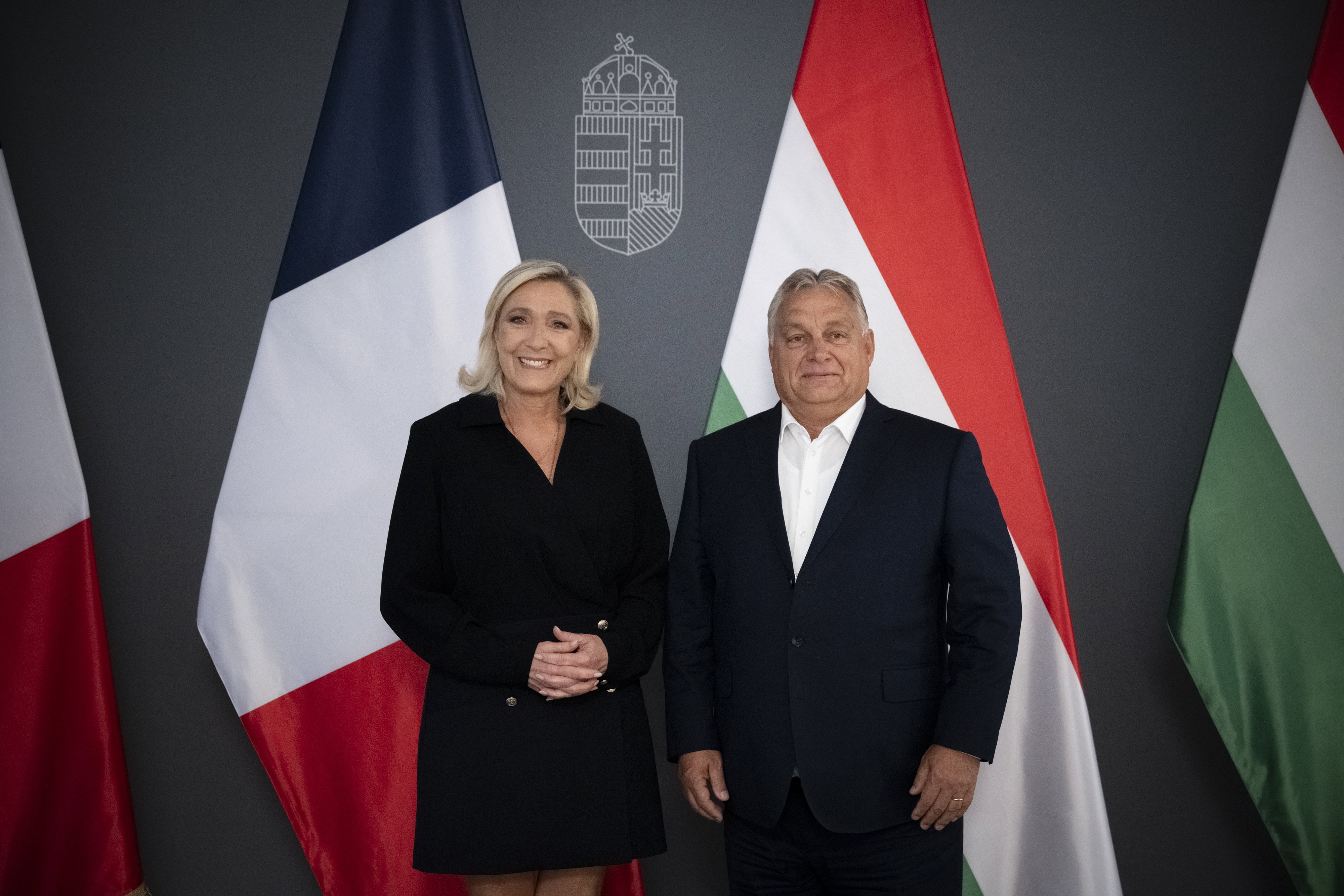 Viktor Orbán Meets Marine Le Pen