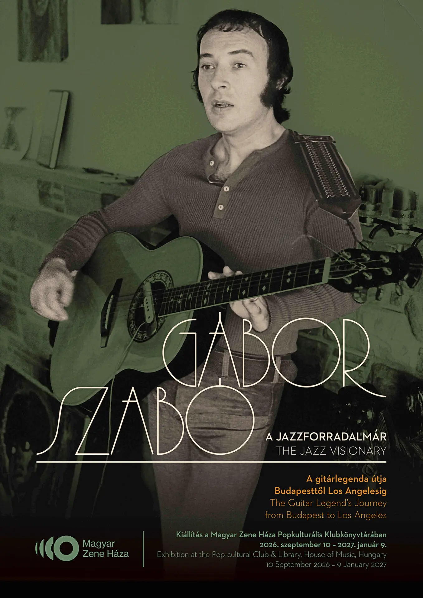 Memorial evening to pay tribute to world-famous Hungarian jazz guitarist Gábor Szabó